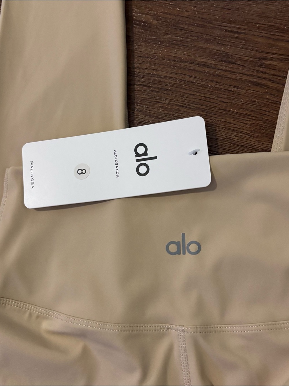 ALO Yoga Full Length Beige Leggings